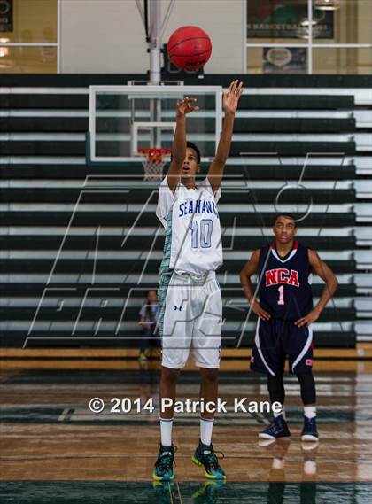 Thumbnail 3 in South Lakes vs. National Christian Academy (George Long Holiday Hoops Tournament) photogallery.