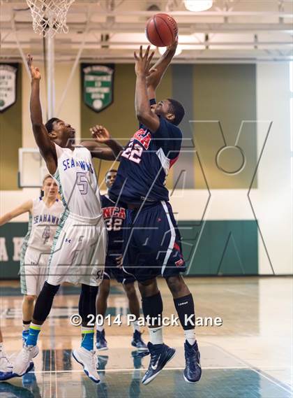 Thumbnail 1 in South Lakes vs. National Christian Academy (George Long Holiday Hoops Tournament) photogallery.