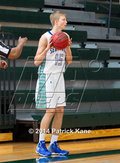 Thumbnail 1 in South Lakes vs. National Christian Academy (George Long Holiday Hoops Tournament) photogallery.