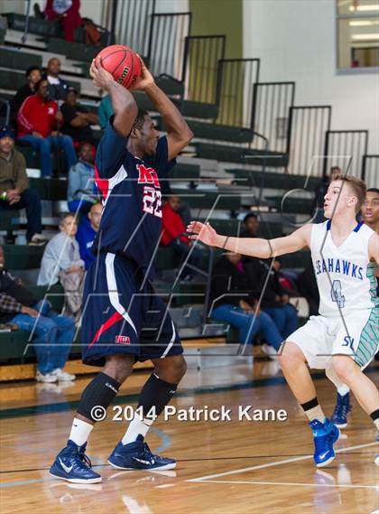 Thumbnail 3 in South Lakes vs. National Christian Academy (George Long Holiday Hoops Tournament) photogallery.
