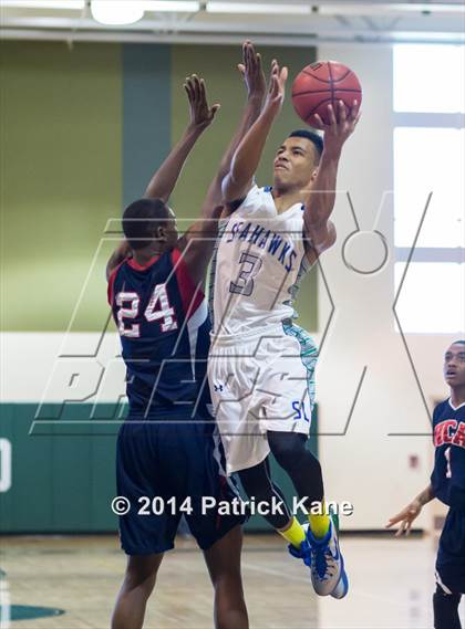 Thumbnail 2 in South Lakes vs. National Christian Academy (George Long Holiday Hoops Tournament) photogallery.