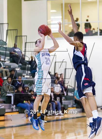 Thumbnail 3 in South Lakes vs. National Christian Academy (George Long Holiday Hoops Tournament) photogallery.