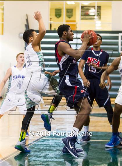 Thumbnail 1 in South Lakes vs. National Christian Academy (George Long Holiday Hoops Tournament) photogallery.