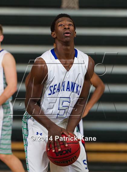 Thumbnail 1 in South Lakes vs. National Christian Academy (George Long Holiday Hoops Tournament) photogallery.