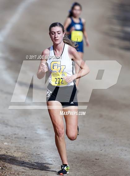 Thumbnail 1 in CIF State Cross Country Championships (Girls D2 Race) photogallery.