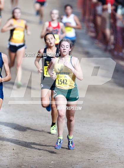Thumbnail 1 in CIF State Cross Country Championships (Girls D2 Race) photogallery.