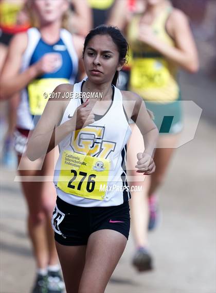 Thumbnail 3 in CIF State Cross Country Championships (Girls D2 Race) photogallery.