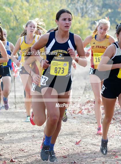 Thumbnail 2 in CIF State Cross Country Championships (Girls D2 Race) photogallery.