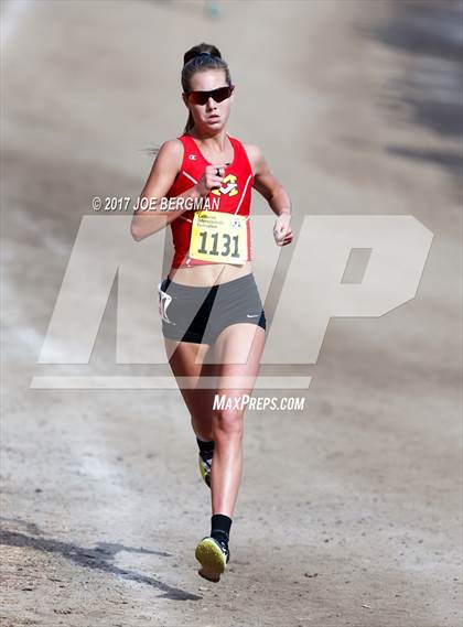 Thumbnail 1 in CIF State Cross Country Championships (Girls D2 Race) photogallery.