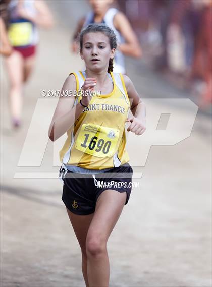 Thumbnail 3 in CIF State Cross Country Championships (Girls D2 Race) photogallery.