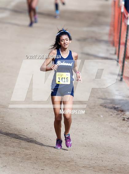 Thumbnail 3 in CIF State Cross Country Championships (Girls D2 Race) photogallery.
