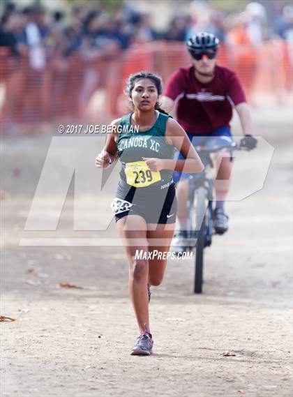 Thumbnail 3 in CIF State Cross Country Championships (Girls D2 Race) photogallery.