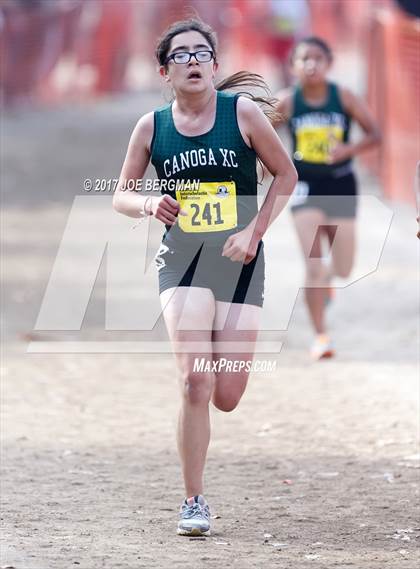 Thumbnail 1 in CIF State Cross Country Championships (Girls D2 Race) photogallery.