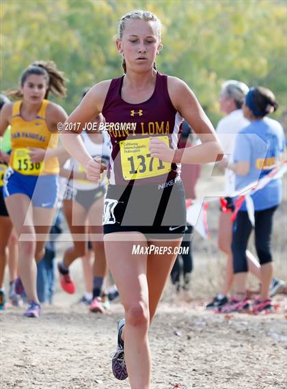 Thumbnail 1 in CIF State Cross Country Championships (Girls D2 Race) photogallery.