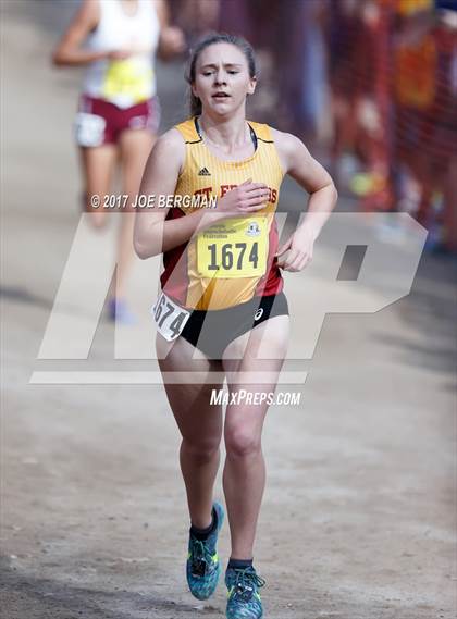 Thumbnail 2 in CIF State Cross Country Championships (Girls D2 Race) photogallery.