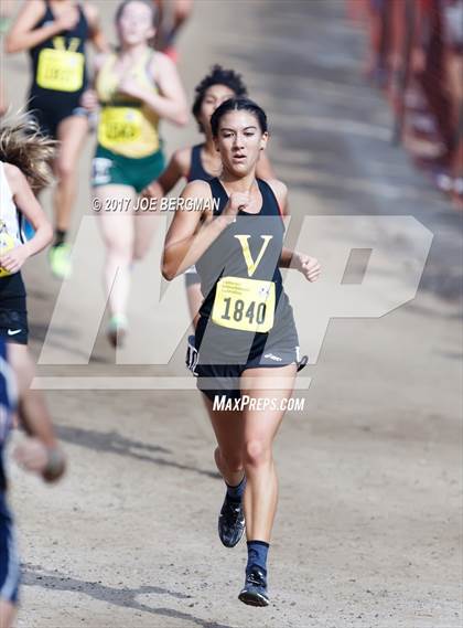 Thumbnail 1 in CIF State Cross Country Championships (Girls D2 Race) photogallery.
