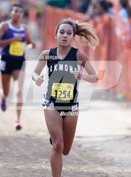 Thumbnail 2 in CIF State Cross Country Championships (Girls D2 Race) photogallery.