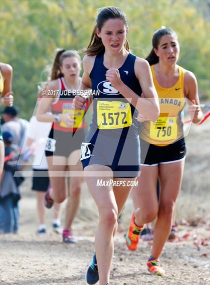 Thumbnail 3 in CIF State Cross Country Championships (Girls D2 Race) photogallery.