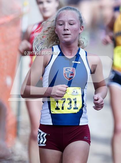 Thumbnail 3 in CIF State Cross Country Championships (Girls D2 Race) photogallery.