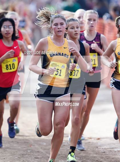 Thumbnail 1 in CIF State Cross Country Championships (Girls D2 Race) photogallery.