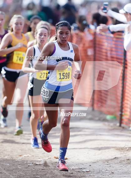 Thumbnail 2 in CIF State Cross Country Championships (Girls D2 Race) photogallery.