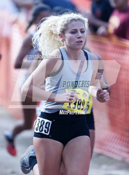 Thumbnail 3 in CIF State Cross Country Championships (Girls D2 Race) photogallery.