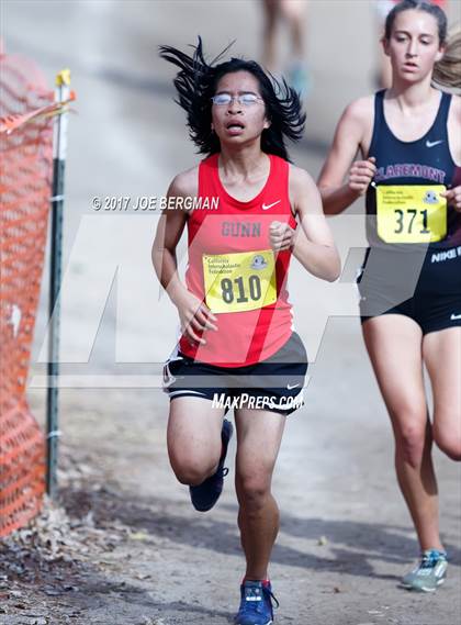 Thumbnail 1 in CIF State Cross Country Championships (Girls D2 Race) photogallery.