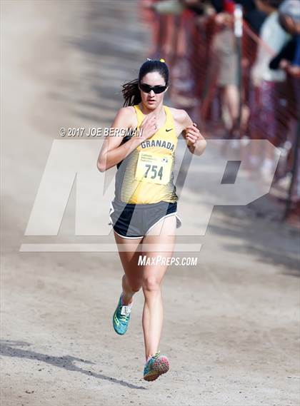 Thumbnail 3 in CIF State Cross Country Championships (Girls D2 Race) photogallery.