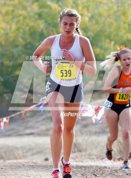 Thumbnail 1 in CIF State Cross Country Championships (Girls D2 Race) photogallery.
