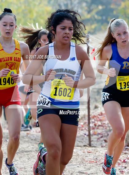 Thumbnail 3 in CIF State Cross Country Championships (Girls D2 Race) photogallery.