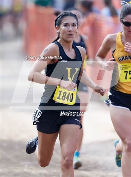 Thumbnail 1 in CIF State Cross Country Championships (Girls D2 Race) photogallery.