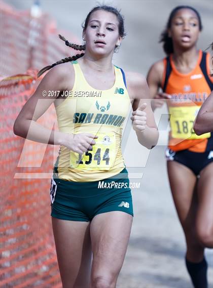 Thumbnail 1 in CIF State Cross Country Championships (Girls D2 Race) photogallery.