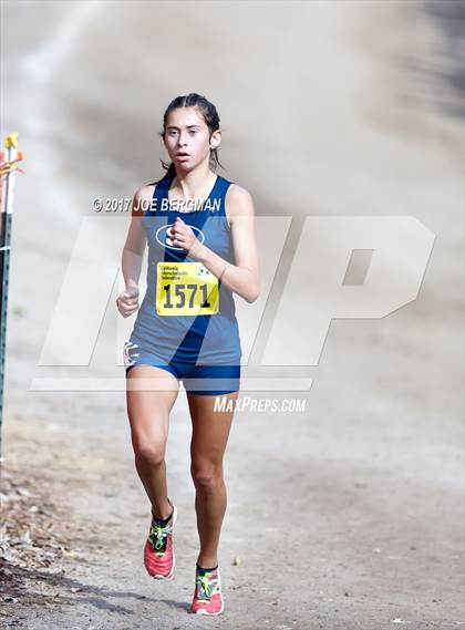 Thumbnail 2 in CIF State Cross Country Championships (Girls D2 Race) photogallery.