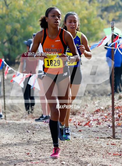 Thumbnail 3 in CIF State Cross Country Championships (Girls D2 Race) photogallery.