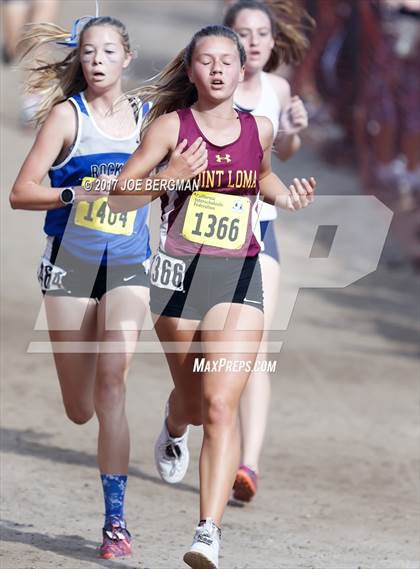Thumbnail 3 in CIF State Cross Country Championships (Girls D2 Race) photogallery.