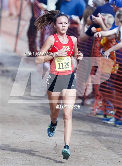 Thumbnail 1 in CIF State Cross Country Championships (Girls D2 Race) photogallery.