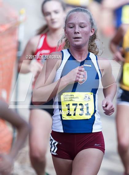 Thumbnail 2 in CIF State Cross Country Championships (Girls D2 Race) photogallery.