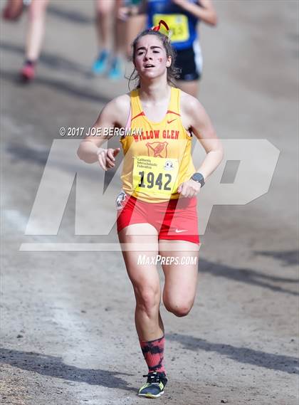 Thumbnail 3 in CIF State Cross Country Championships (Girls D2 Race) photogallery.
