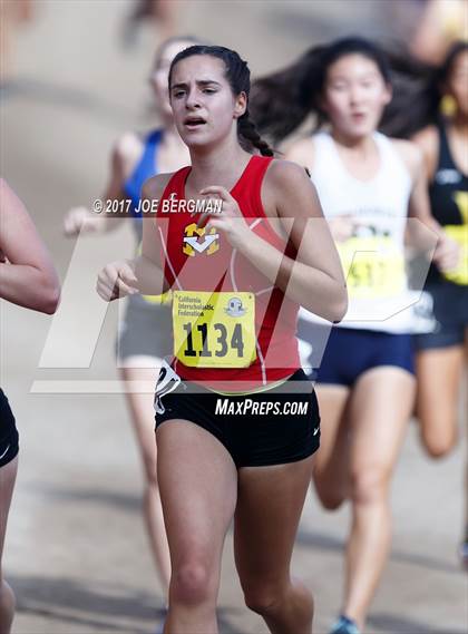 Thumbnail 1 in CIF State Cross Country Championships (Girls D2 Race) photogallery.