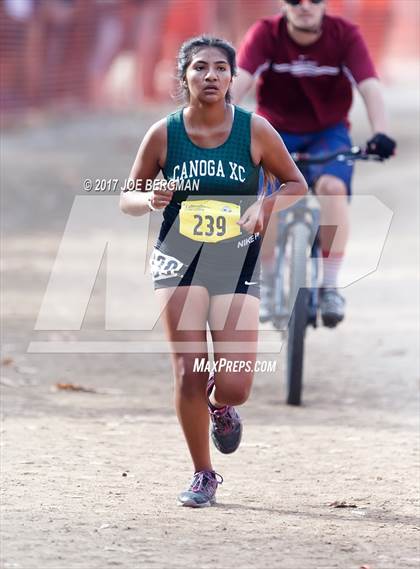Thumbnail 1 in CIF State Cross Country Championships (Girls D2 Race) photogallery.