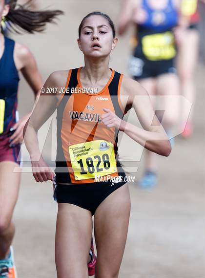 Thumbnail 1 in CIF State Cross Country Championships (Girls D2 Race) photogallery.