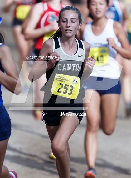 Thumbnail 1 in CIF State Cross Country Championships (Girls D2 Race) photogallery.