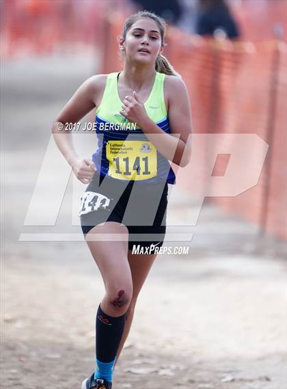 Thumbnail 2 in CIF State Cross Country Championships (Girls D2 Race) photogallery.