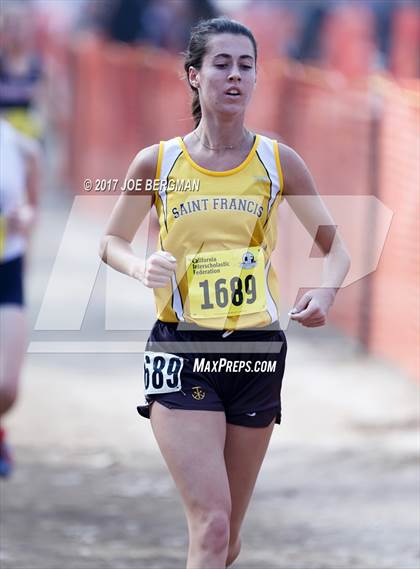 Thumbnail 2 in CIF State Cross Country Championships (Girls D2 Race) photogallery.