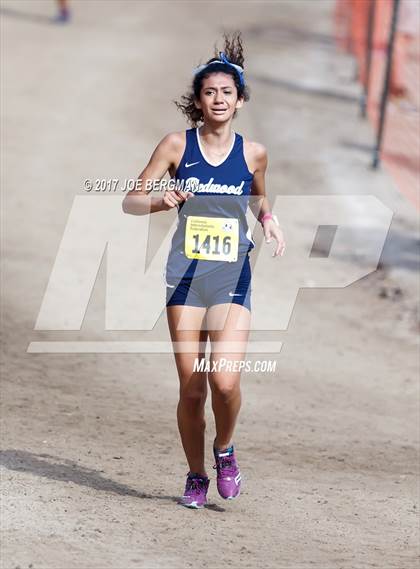 Thumbnail 2 in CIF State Cross Country Championships (Girls D2 Race) photogallery.