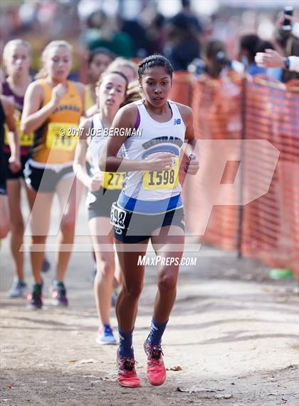 Thumbnail 1 in CIF State Cross Country Championships (Girls D2 Race) photogallery.
