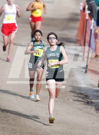Thumbnail 1 in CIF State Cross Country Championships (Girls D2 Race) photogallery.