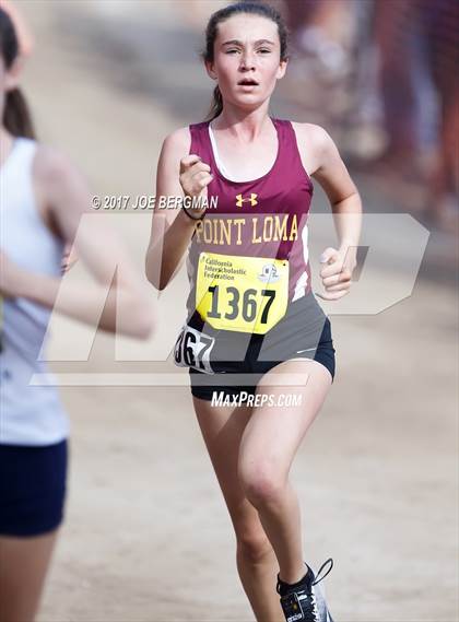 Thumbnail 1 in CIF State Cross Country Championships (Girls D2 Race) photogallery.