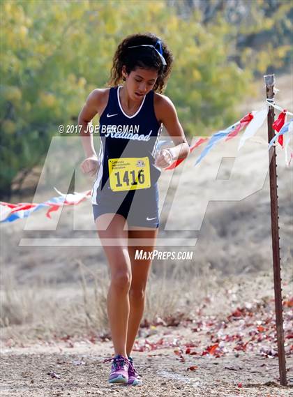 Thumbnail 2 in CIF State Cross Country Championships (Girls D2 Race) photogallery.