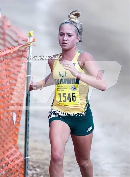 Thumbnail 3 in CIF State Cross Country Championships (Girls D2 Race) photogallery.